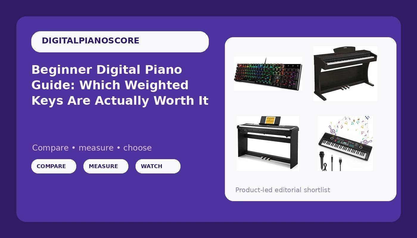 Beginner Digital Piano Guide: Which Weighted Keys Are Actually Worth It