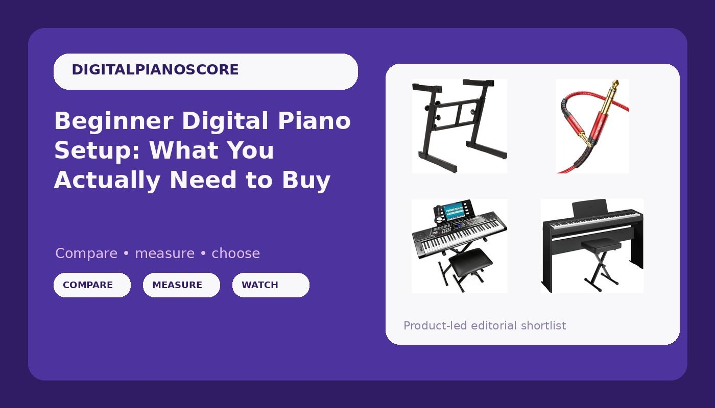 Beginner Digital Piano Setup: What You Actually Need to Buy