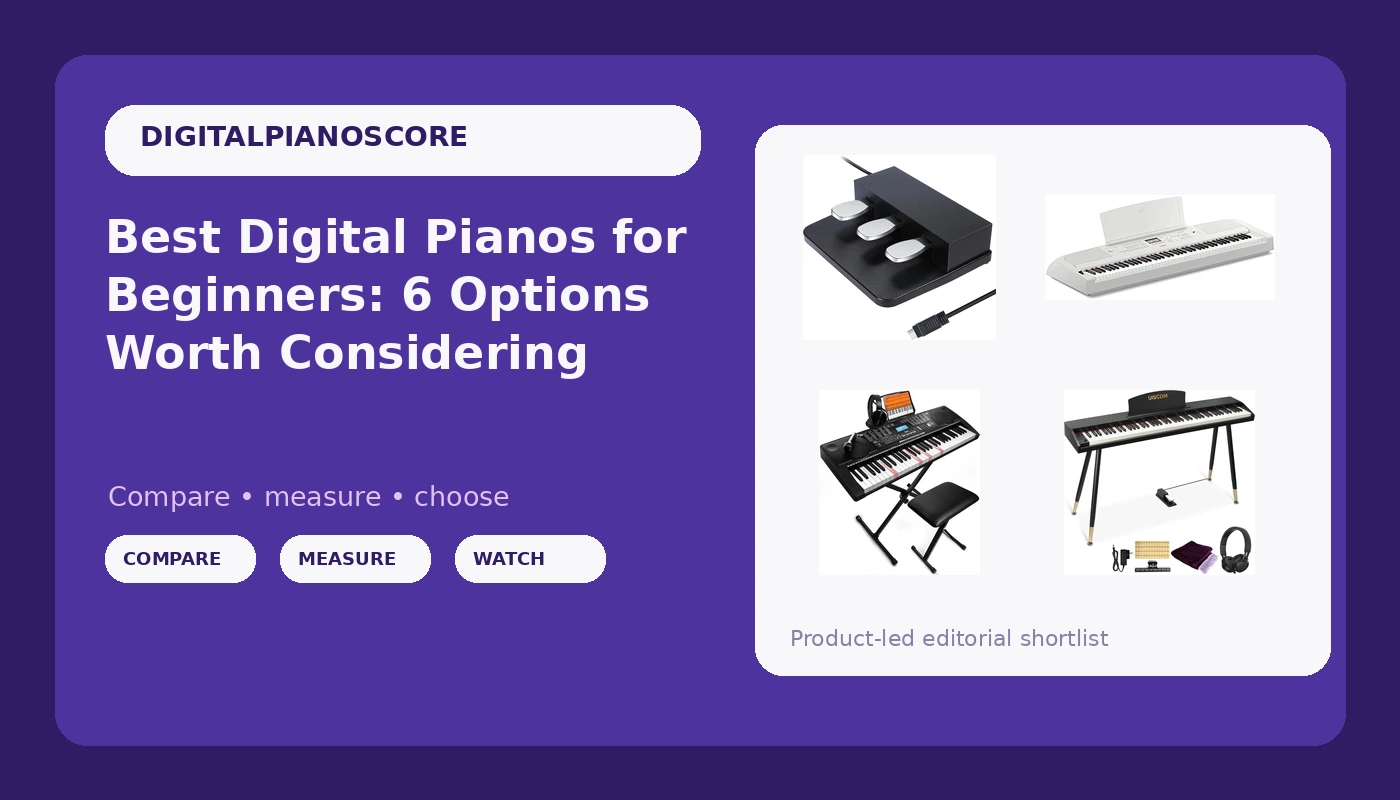 Best Digital Pianos for Beginners: 6 Options Worth Considering