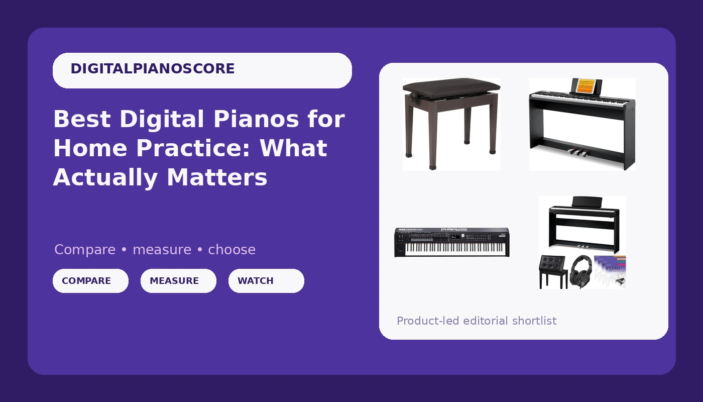 Best Digital Pianos for Home Practice: What Actually Matters