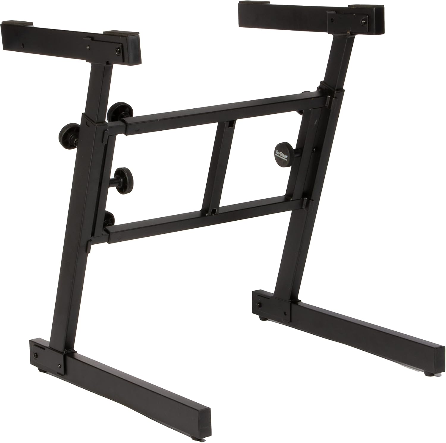 OnStage On-Stage KS7350 Pro Heavy-Duty Folding-Z Keyboard Stand, Black