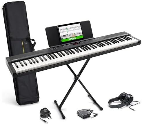 RockJam RJ461 61 Key Keyboard Piano with Pitch Bend for Beginners