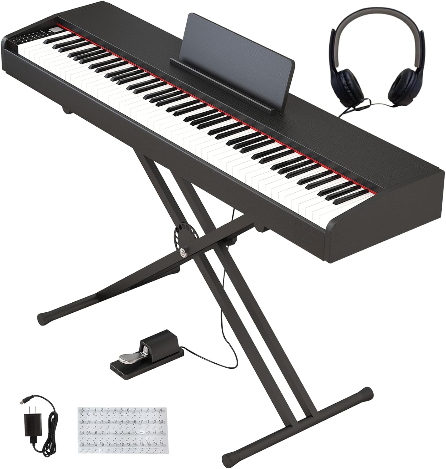 Digital Piano 88 key Semi-Weighted Keyboard For Beginner